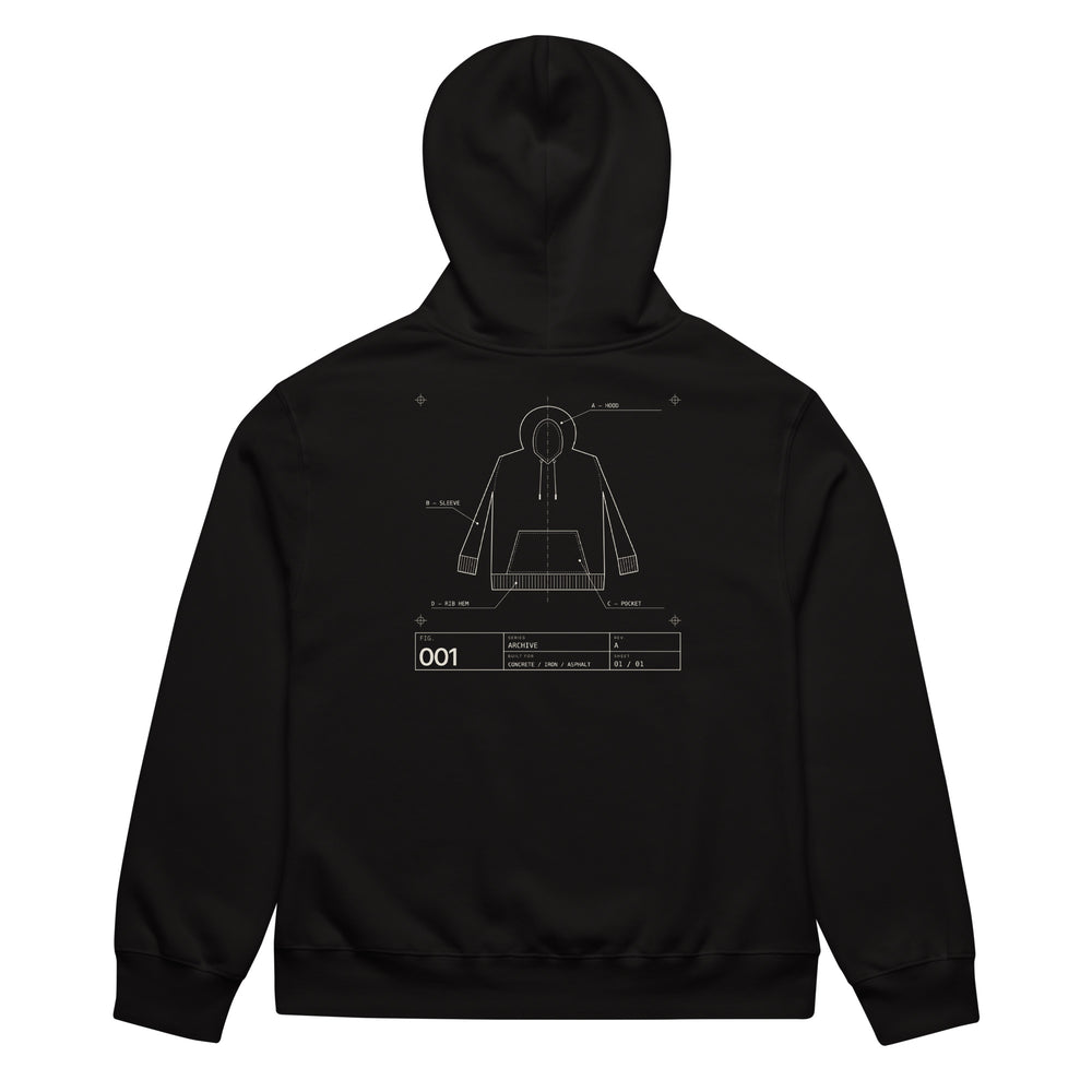 Archive FIG. 001 Hoodie — Concrete / Iron / Asphalt